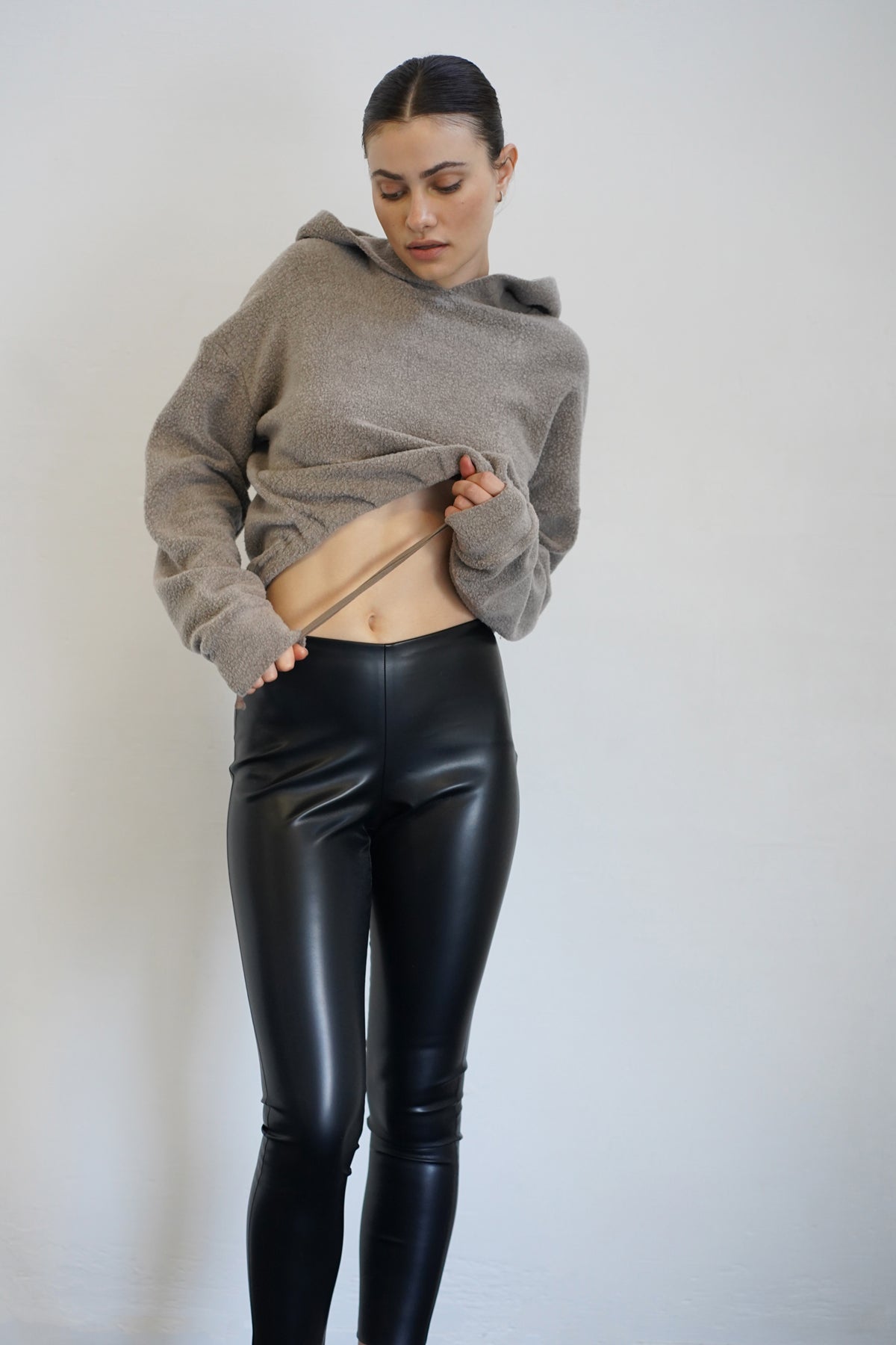 Leather legging