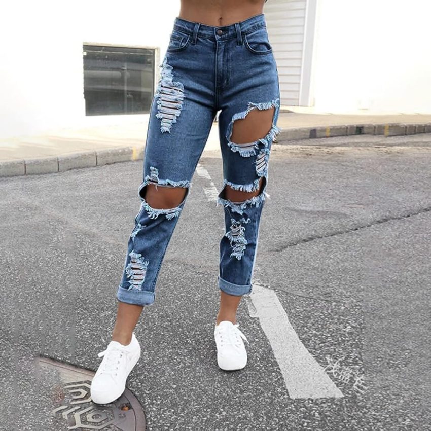 make ripped jeans