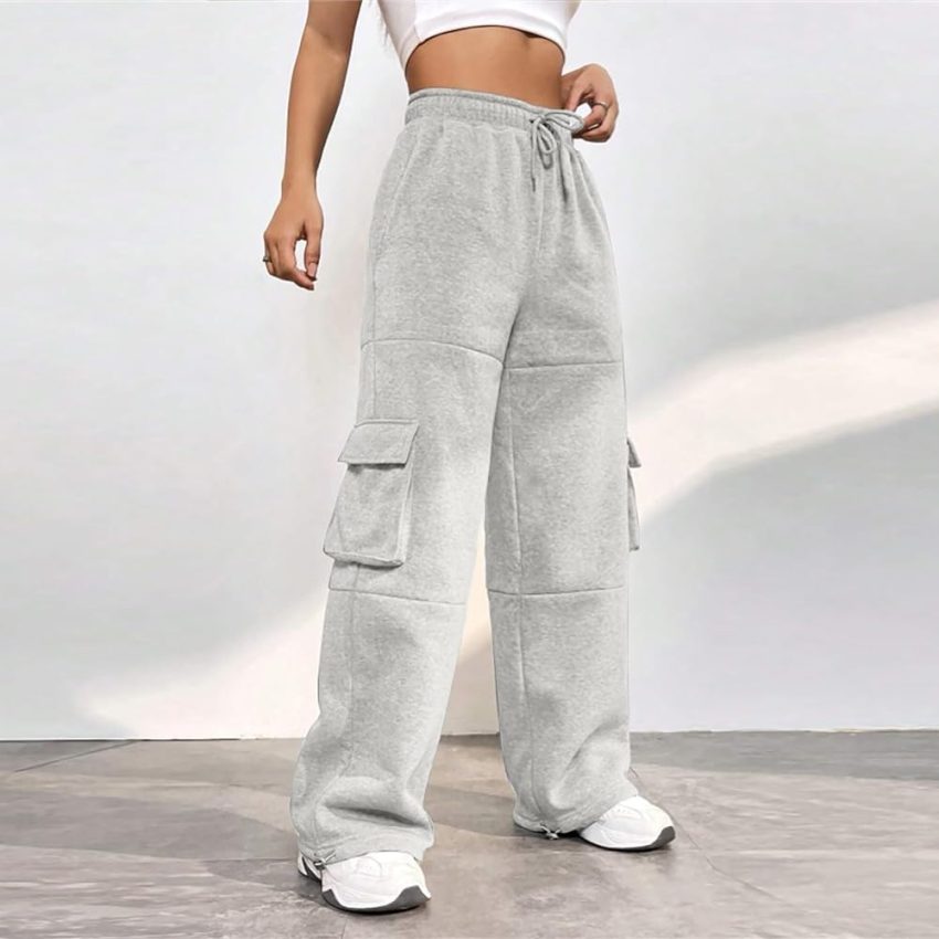 wear with grey cargo pants woman