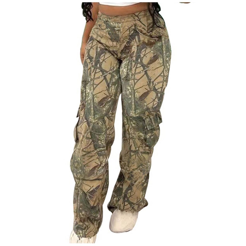 style camo cargo pants