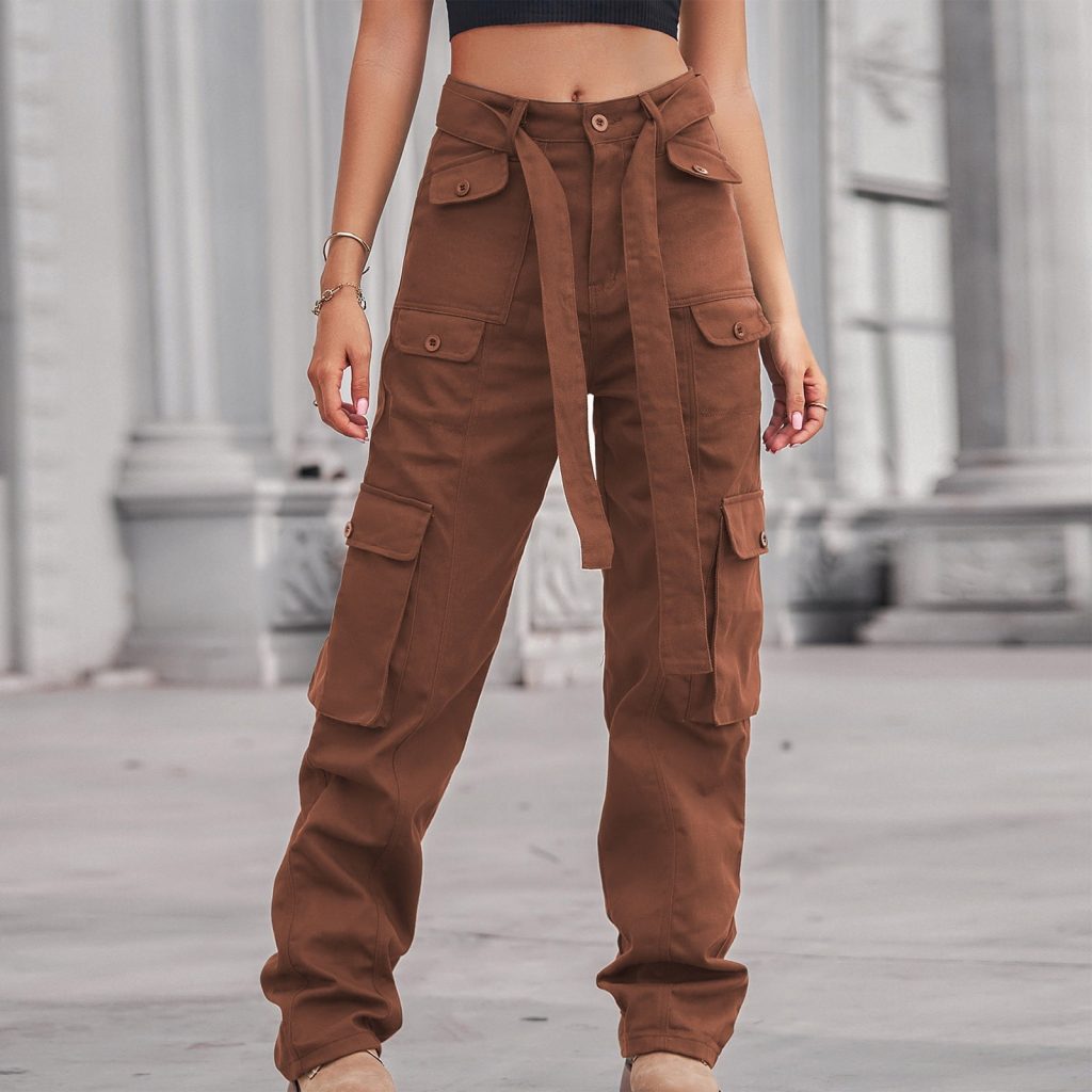 style brown cargo pants