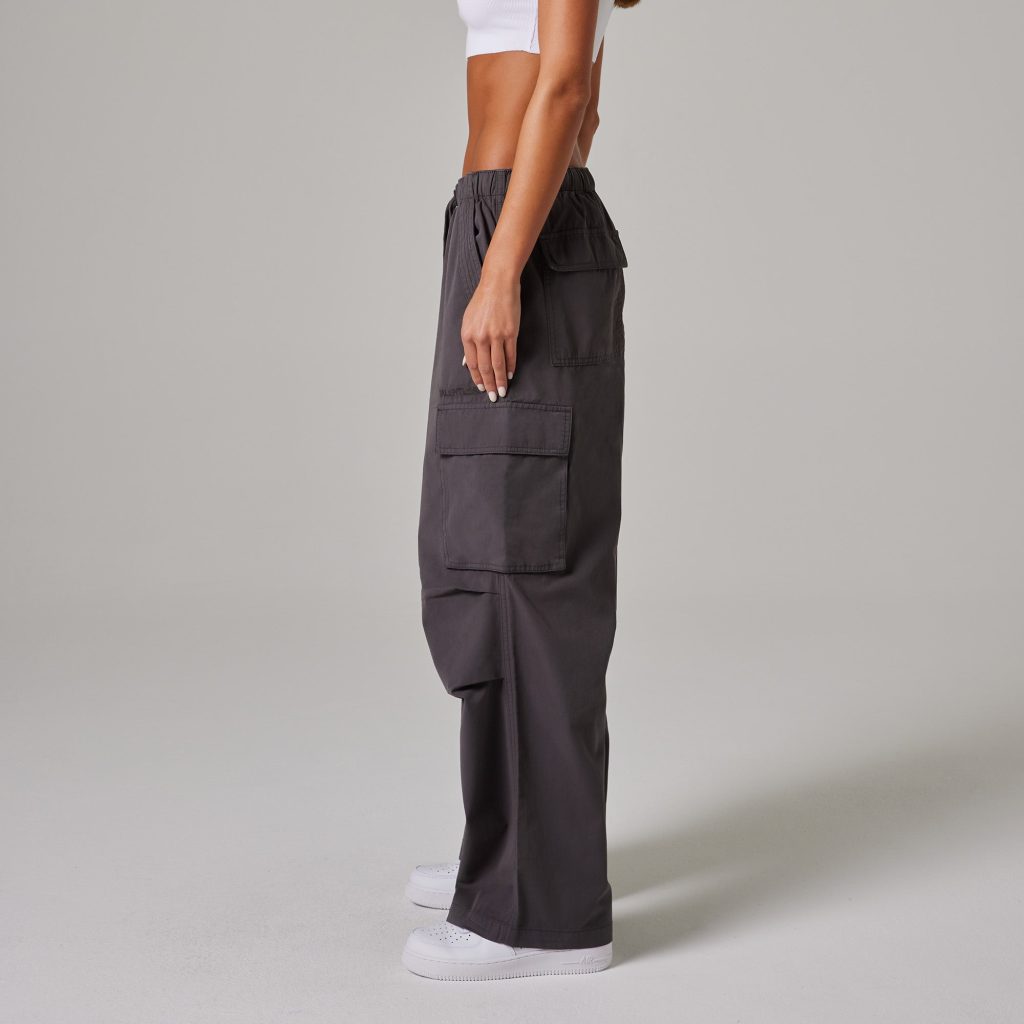 wear with grey cargo pants woman