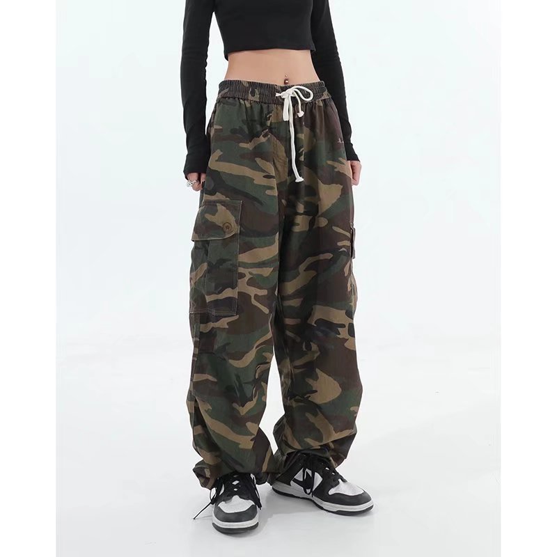 style camo cargo pants