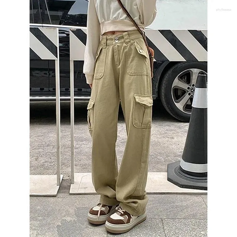 Khaki Cargo Pants Female