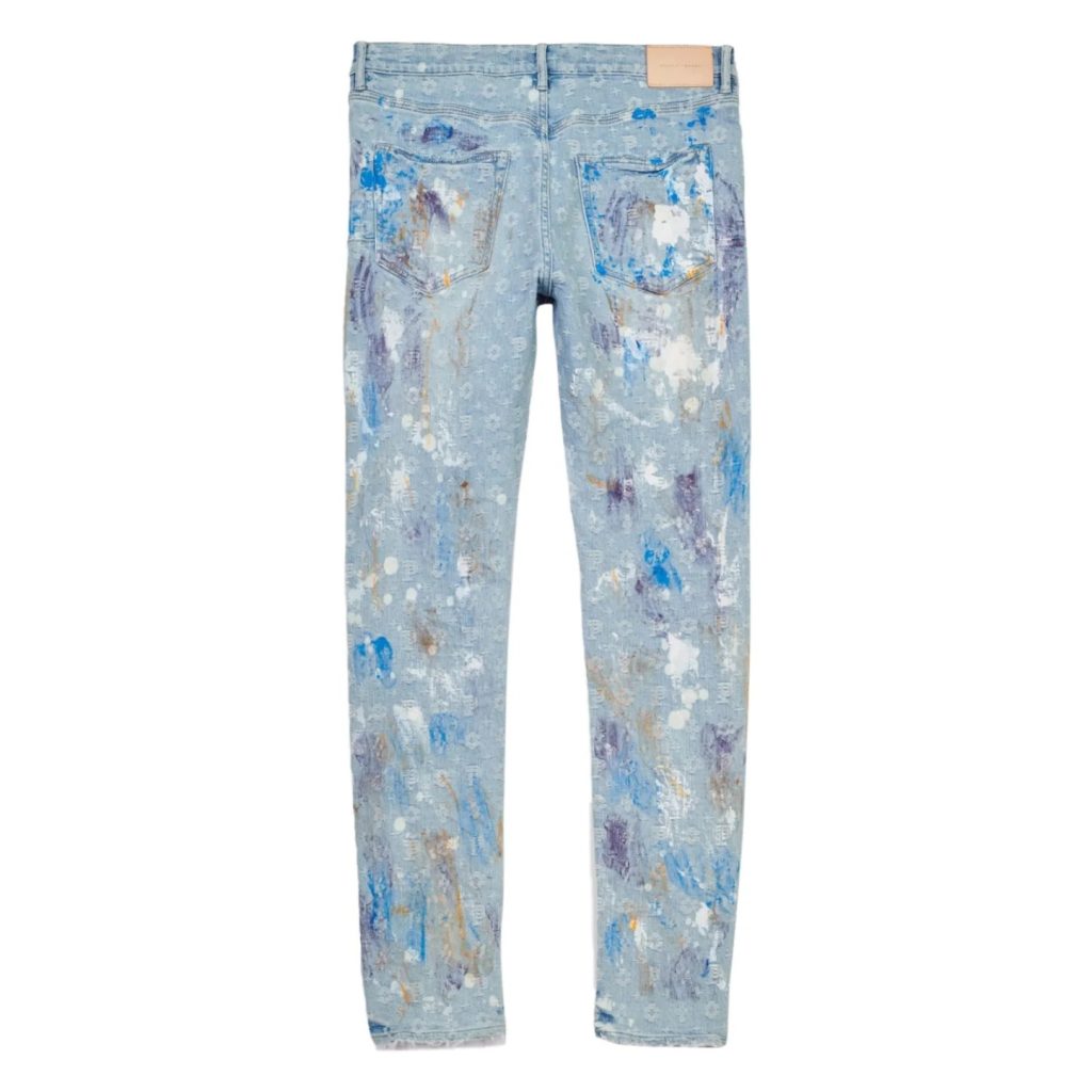 remove paint from jeans