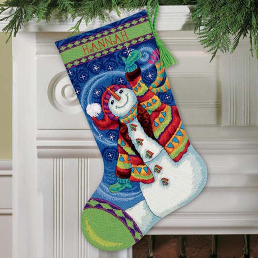 needlepoint stocking