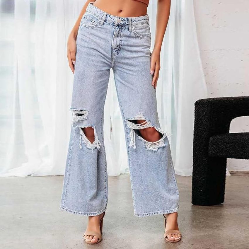 wide leg jeans