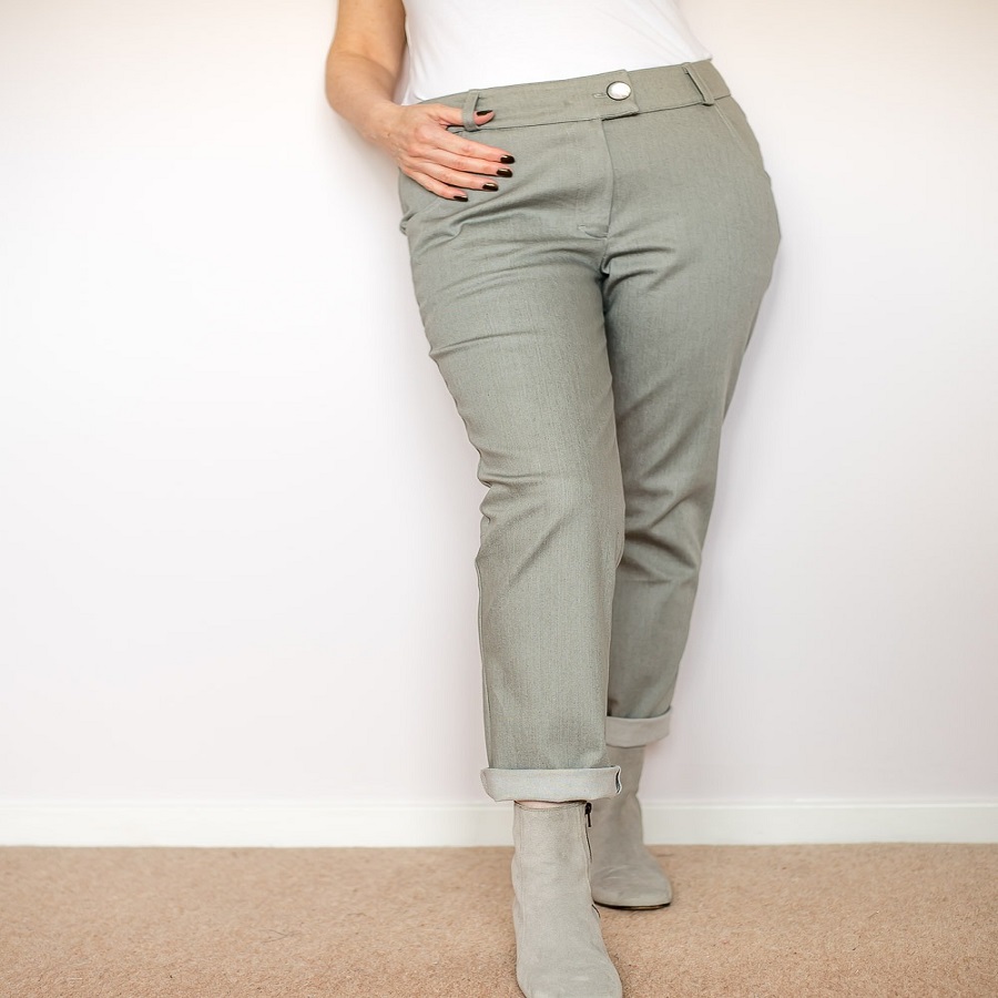 hem jeans with original hem