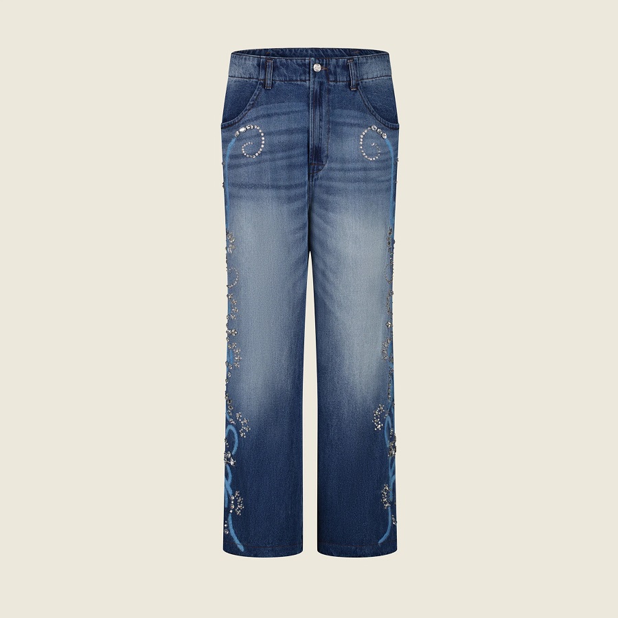 embroider jeans